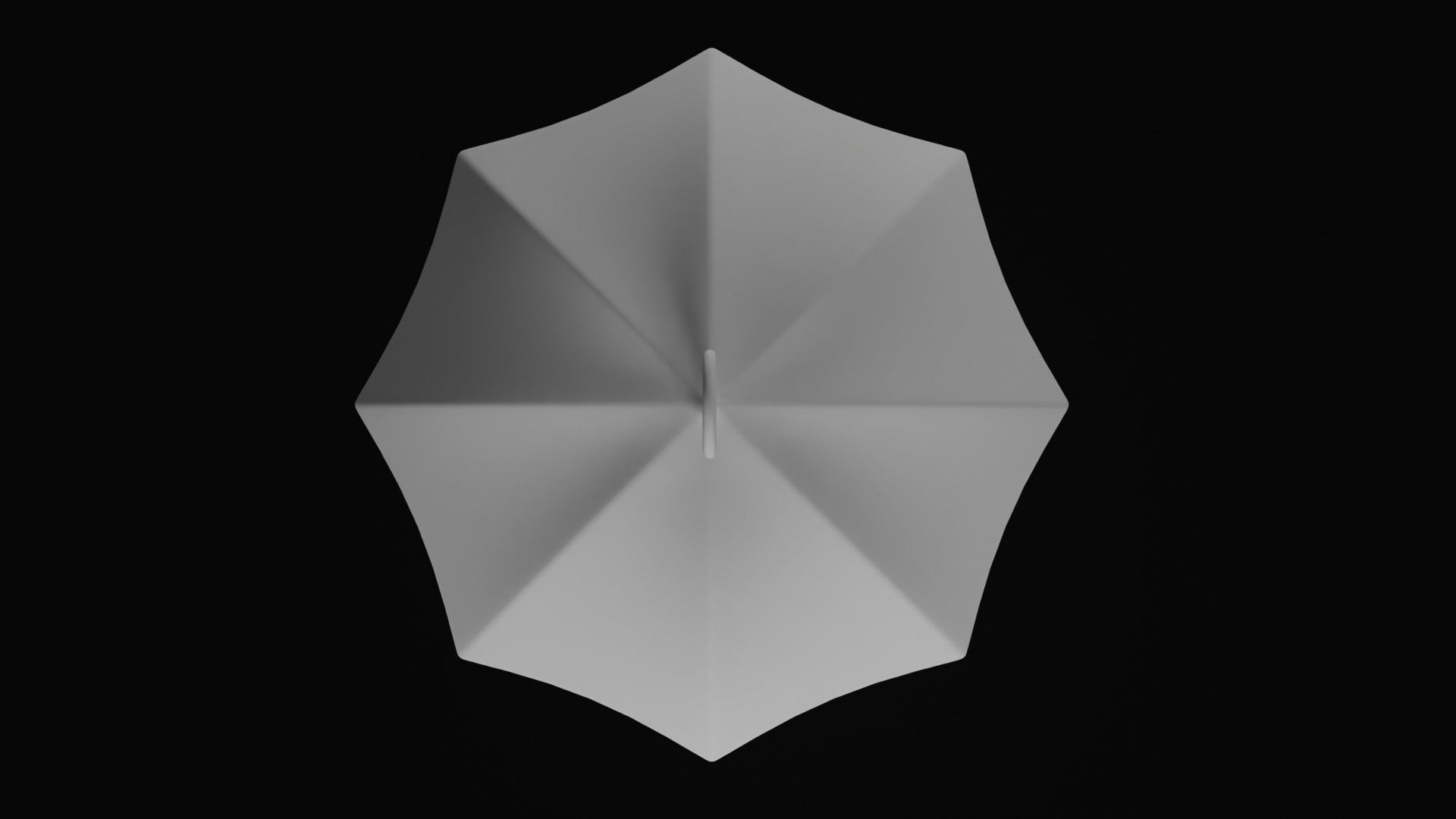 Umbrella earrings 3D print model_10