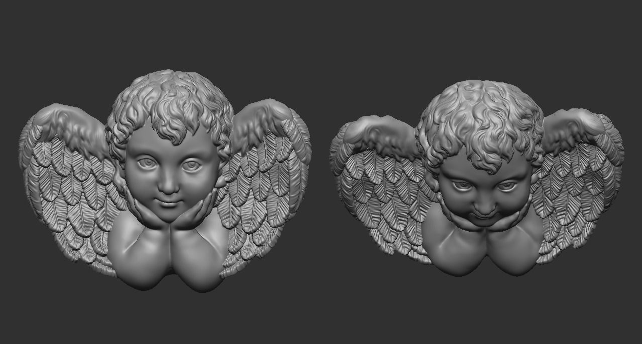 Baby Angel 3D print model_8