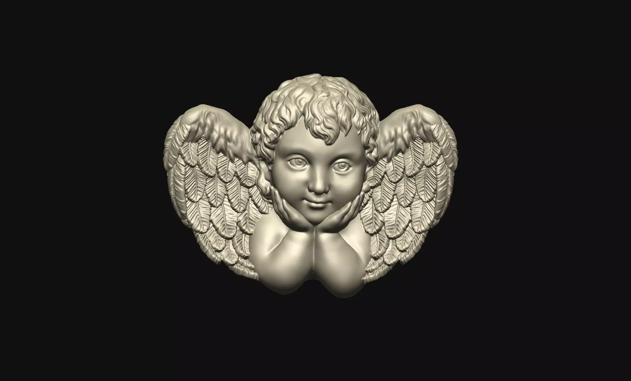 Baby Angel 3D print model_0