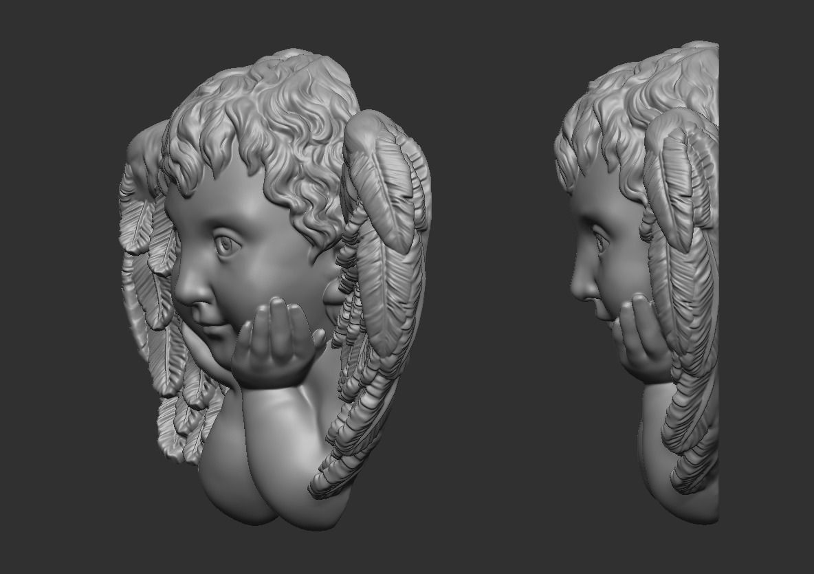 Baby Angel 3D print model_6