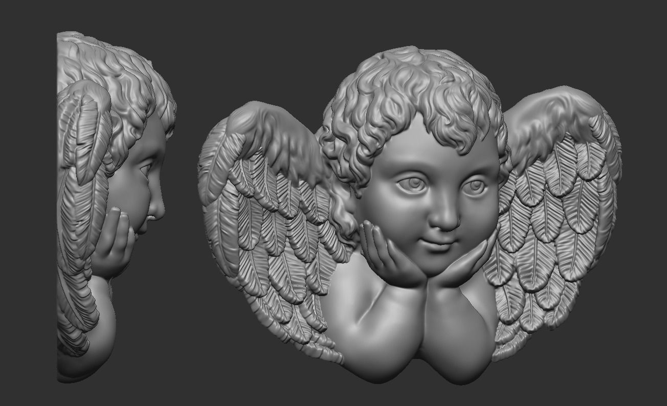 Baby Angel 3D print model_7