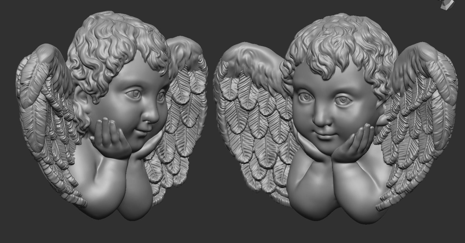 Baby Angel 3D print model_5