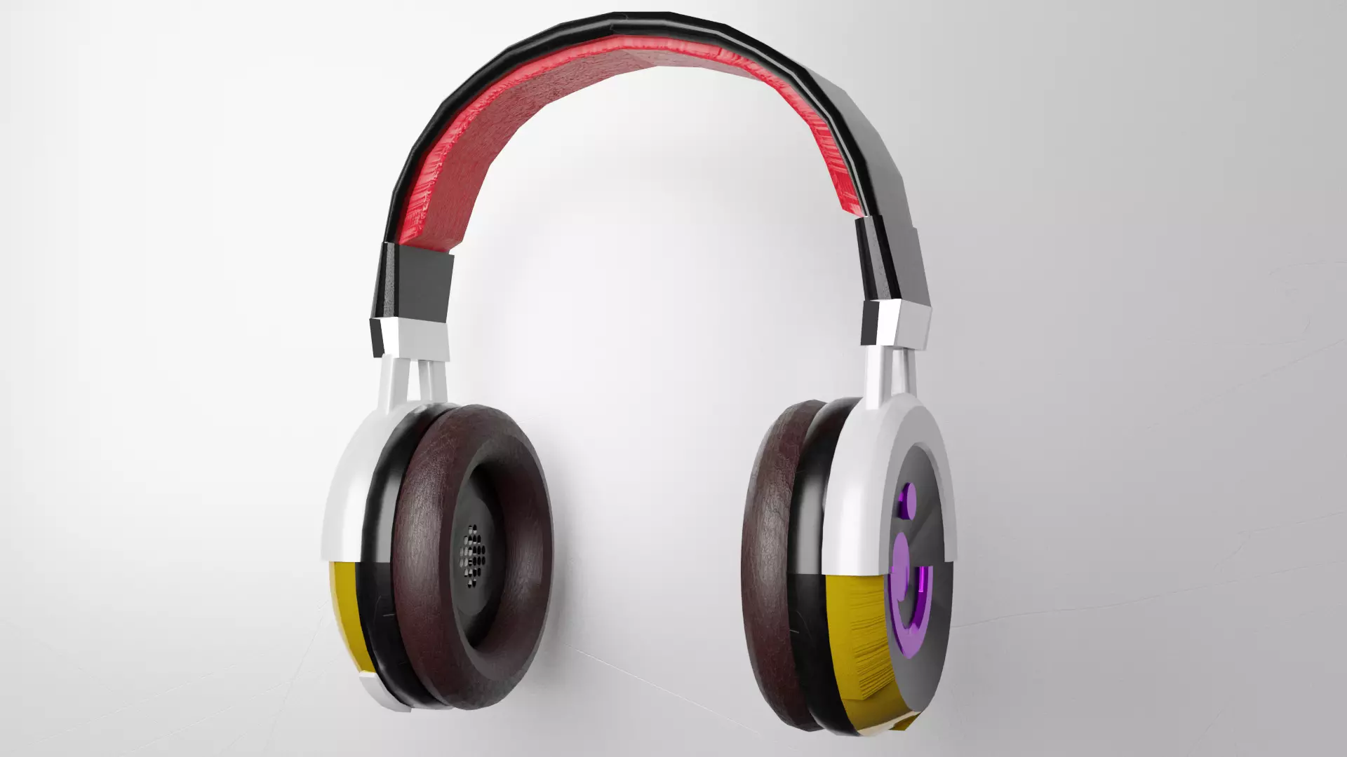 Headphone pair of headphones Free 3D model