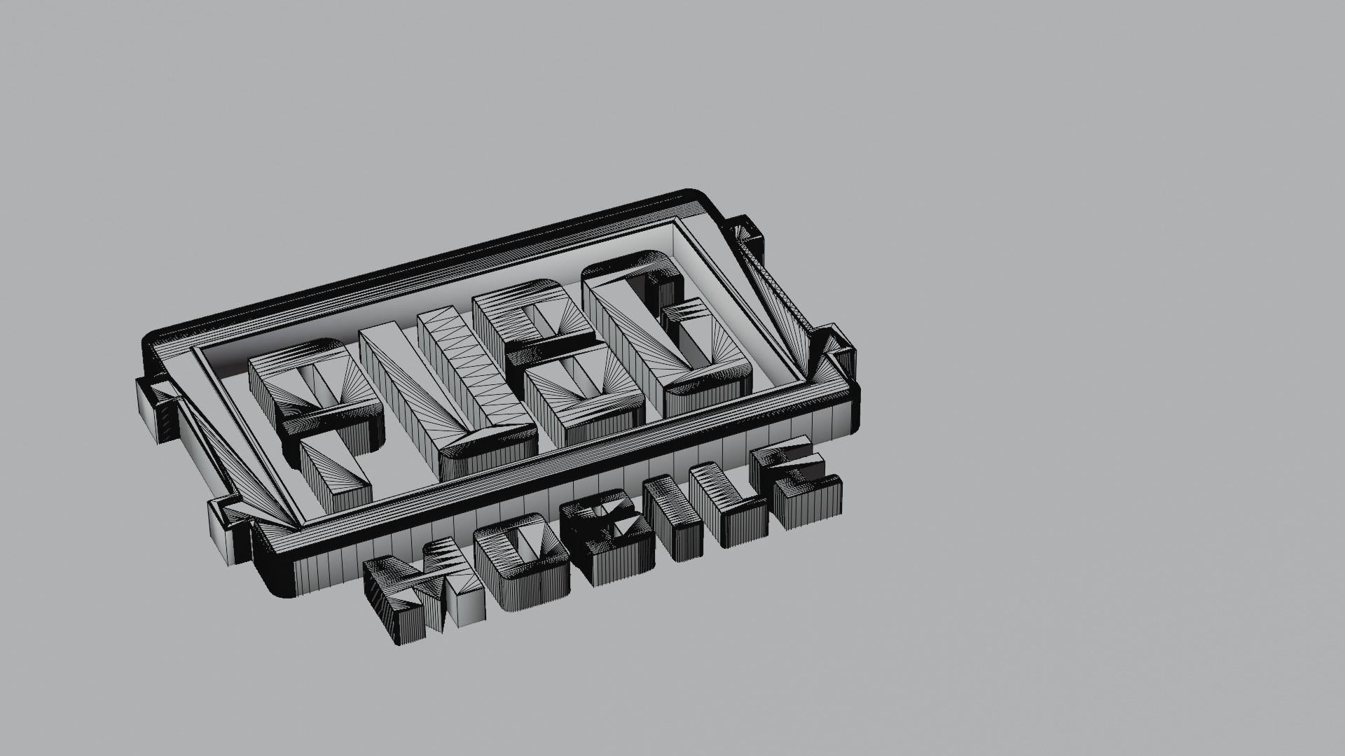 PUBG Mobile Logo studio rendering with mud floor 3D model_3