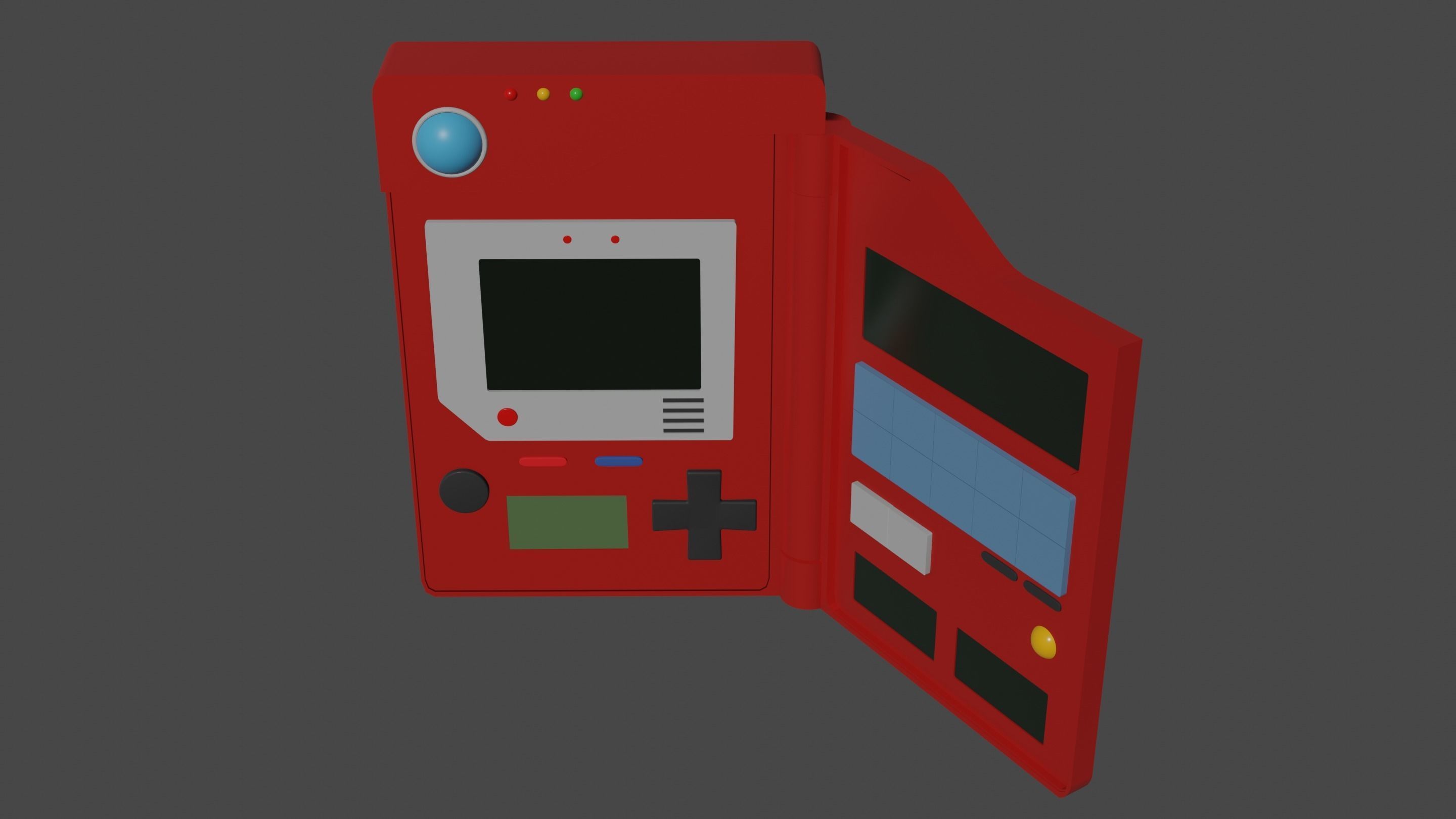 Kanto Pokedex 3D model_1