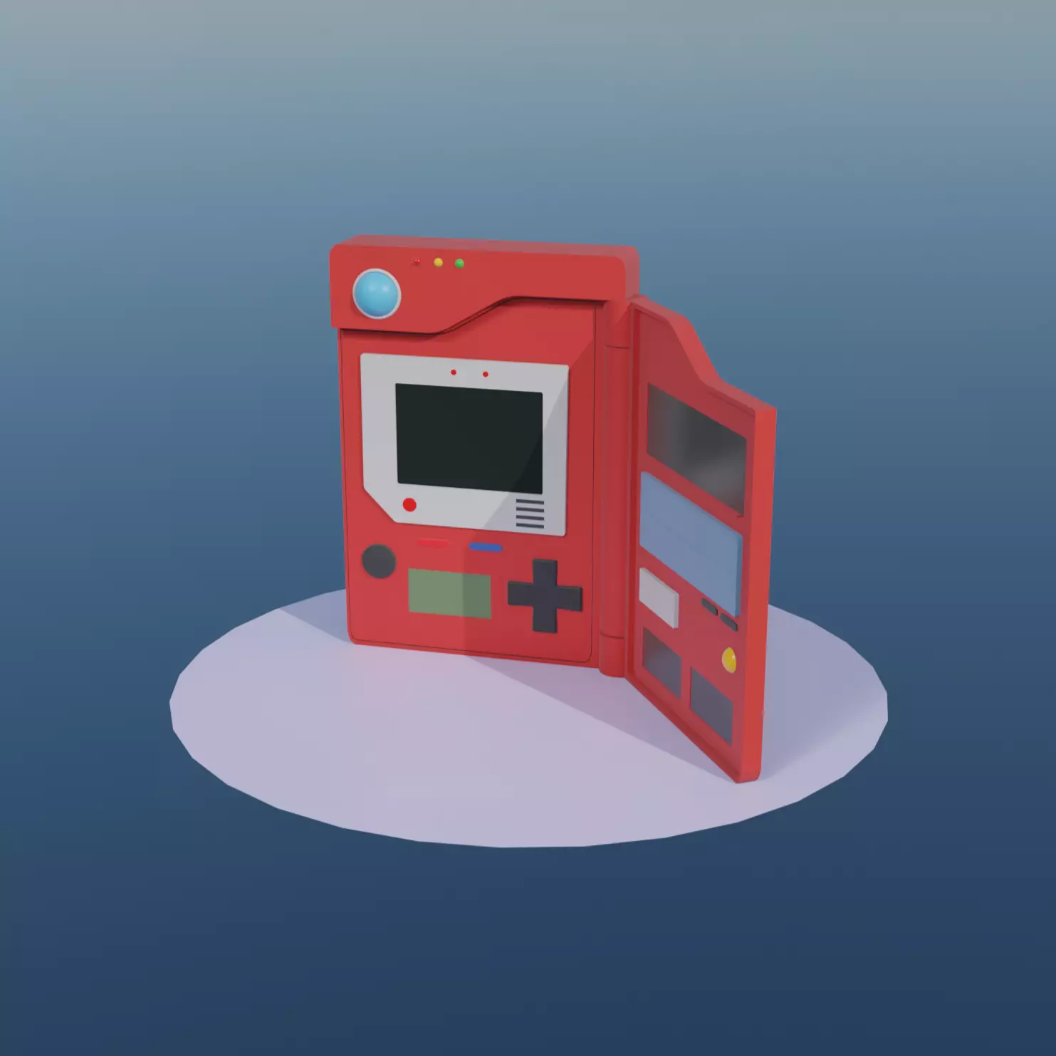 Kanto Pokedex 3D model_0