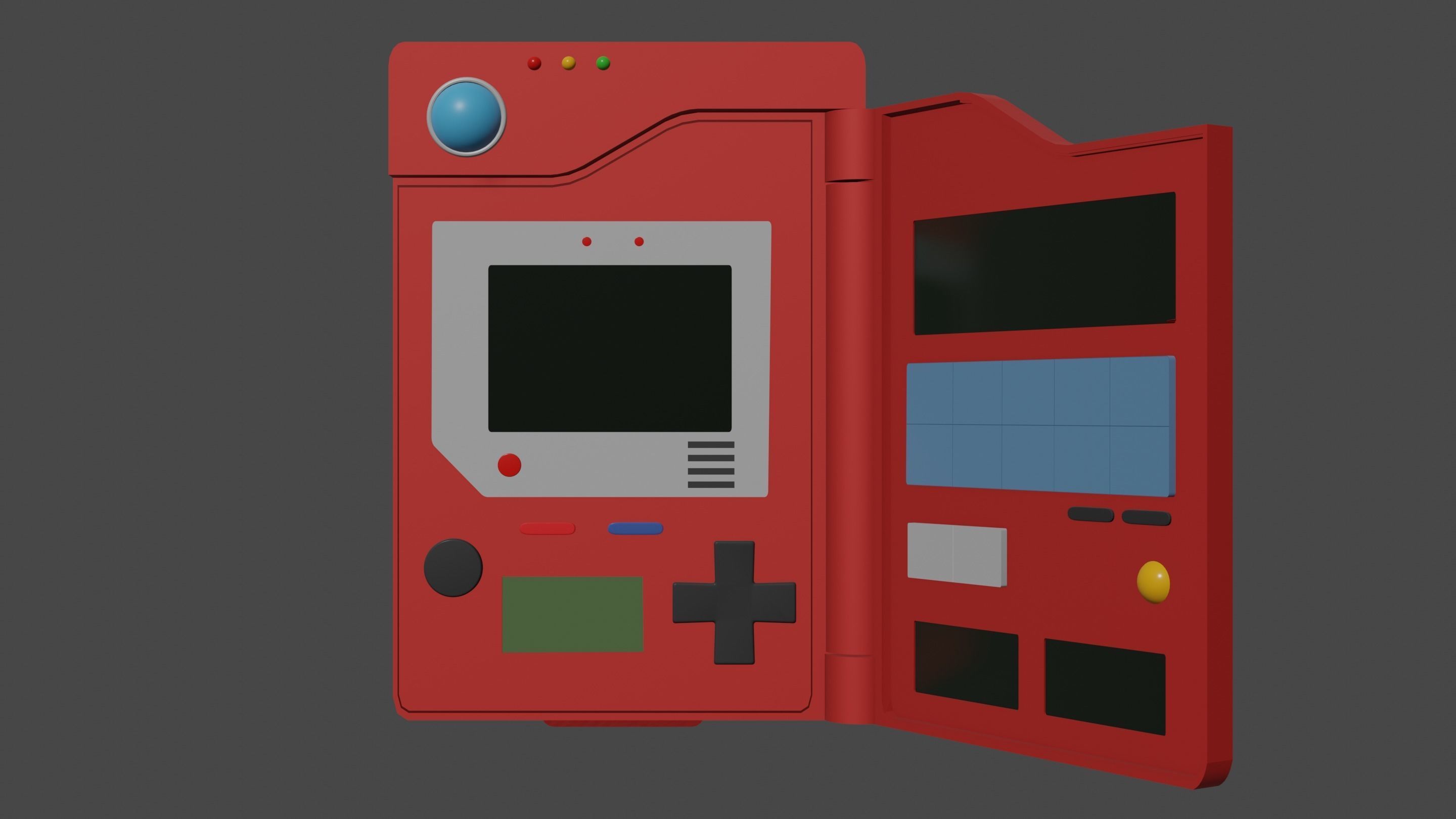 Kanto Pokedex 3D model_10
