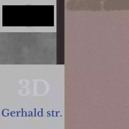 HOUSE gerhard st Low-poly 3D model