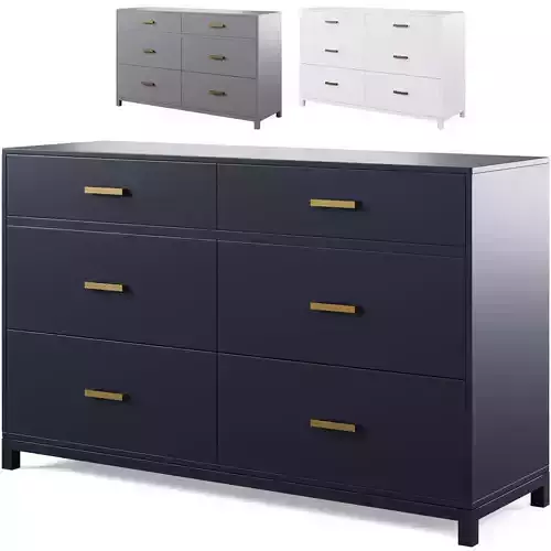 Kids Parke 6-Drawer Dresser 