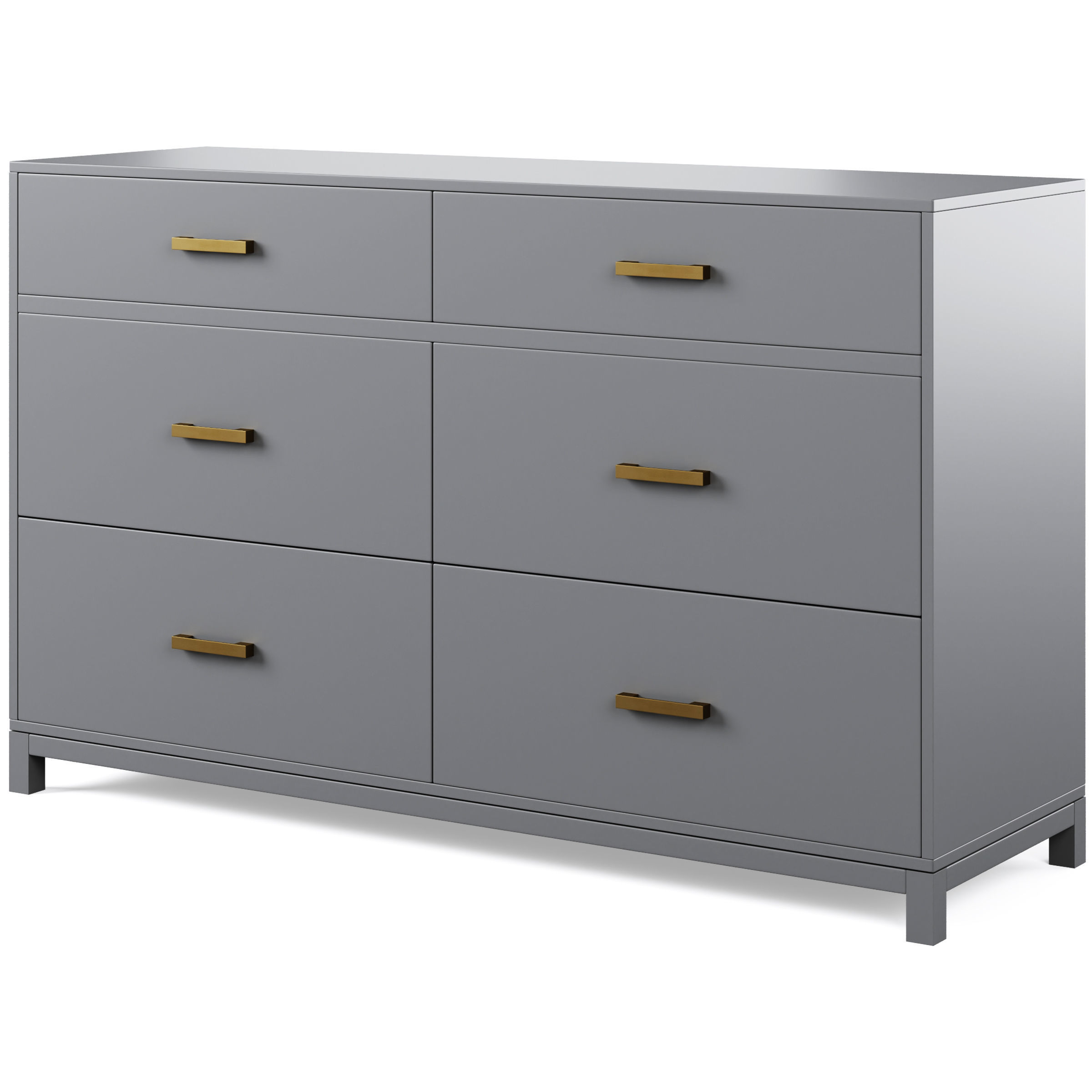 Kids Parke 6-Drawer Dresser  3D model_2