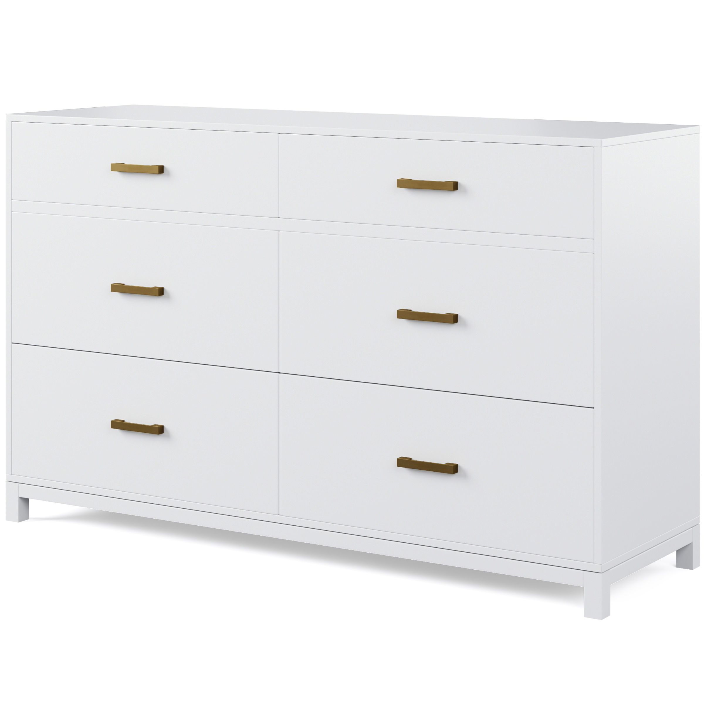 Kids Parke 6-Drawer Dresser  3D model_1