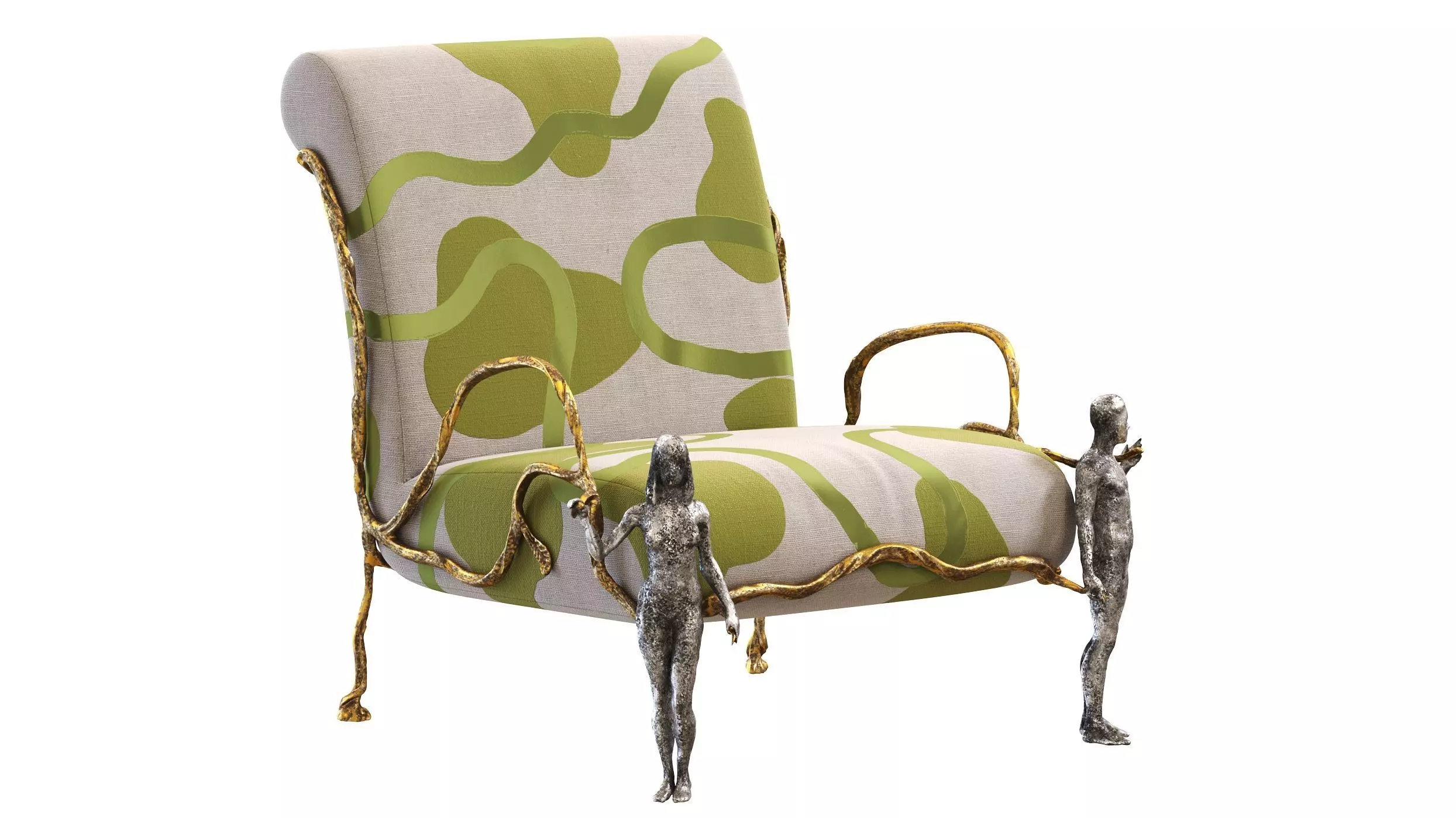 Mattia Bonetti Armchair Elle and Lui 3D model