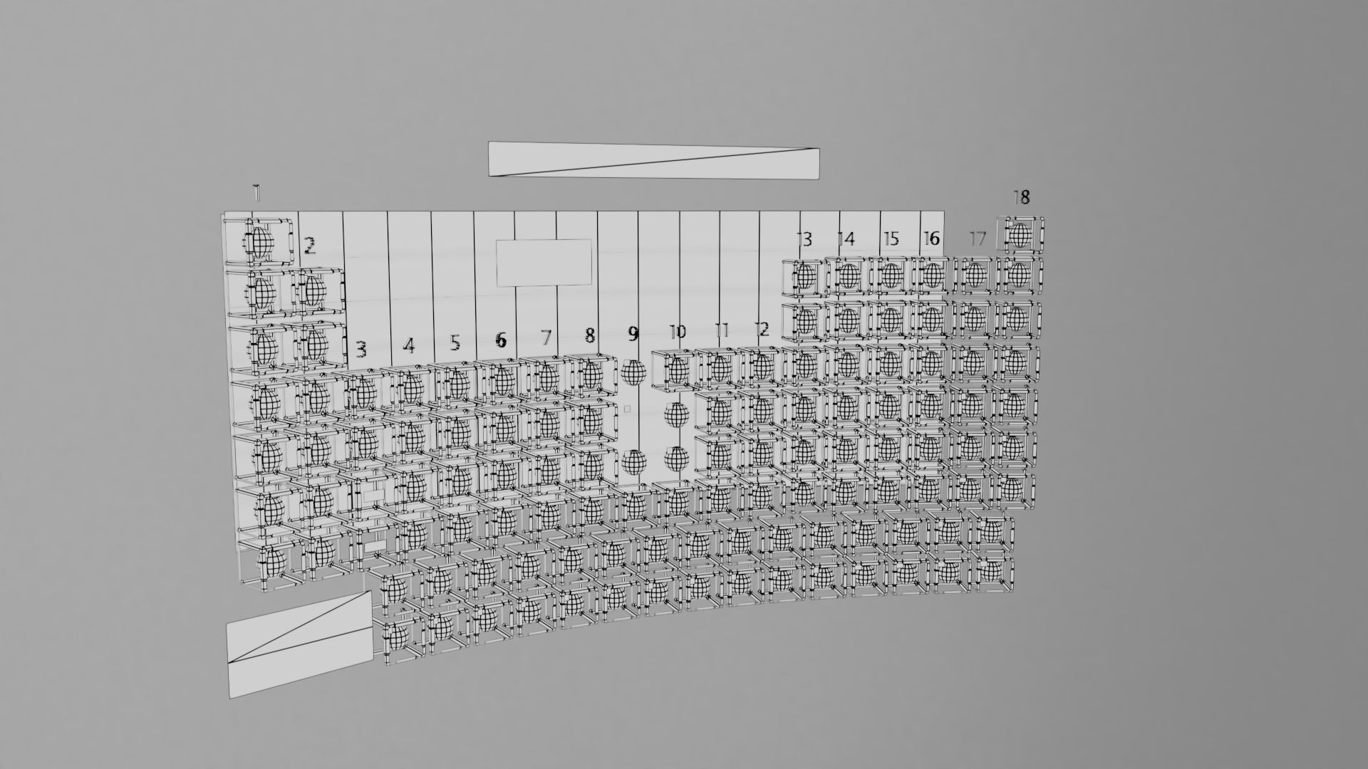 Periodic table 3D model_6