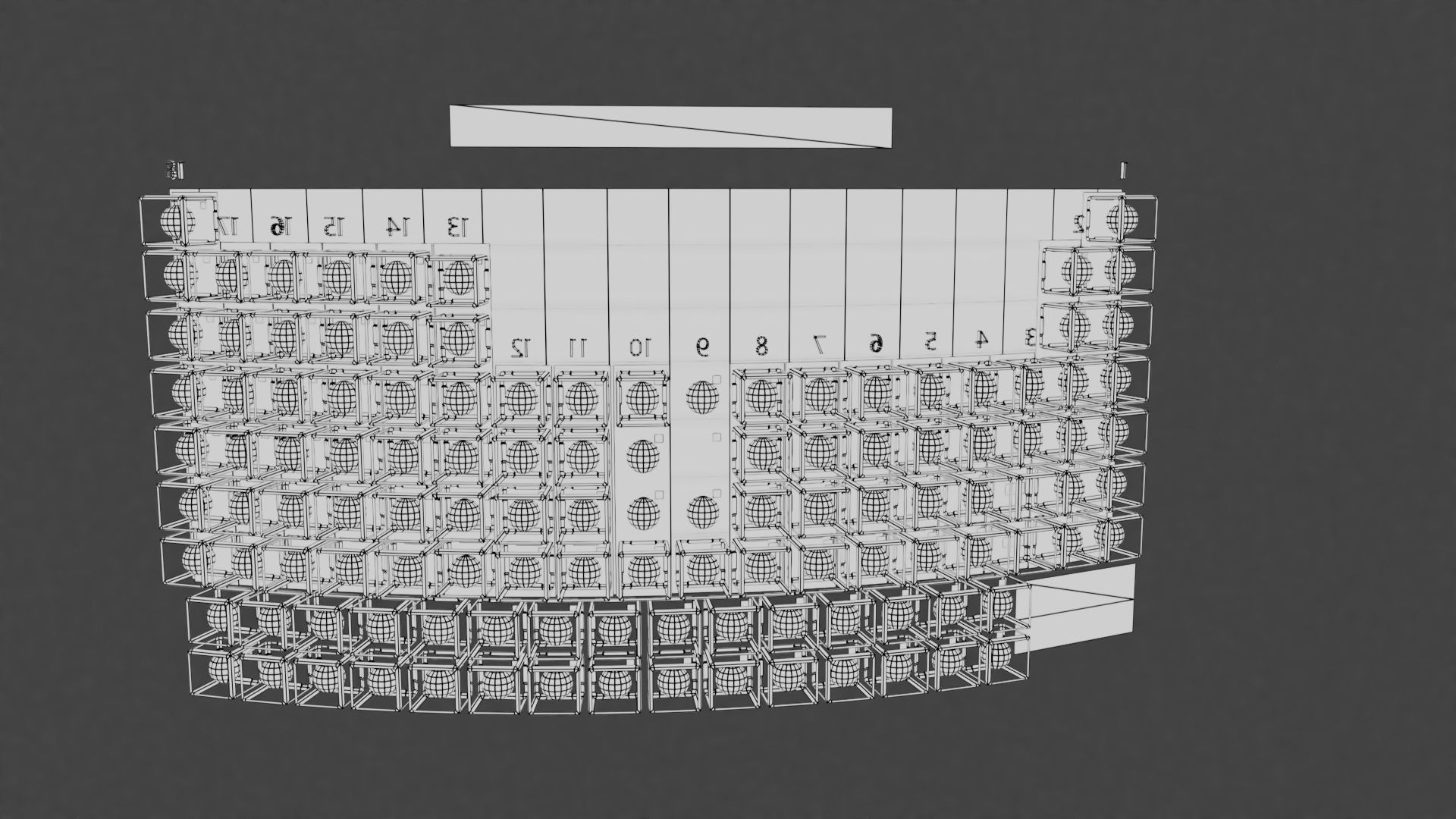 Periodic table 3D model_5