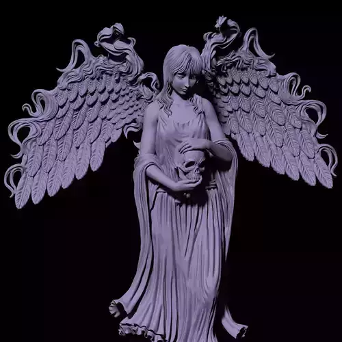 3D Game Assets 3D Printed Models Angel Figures