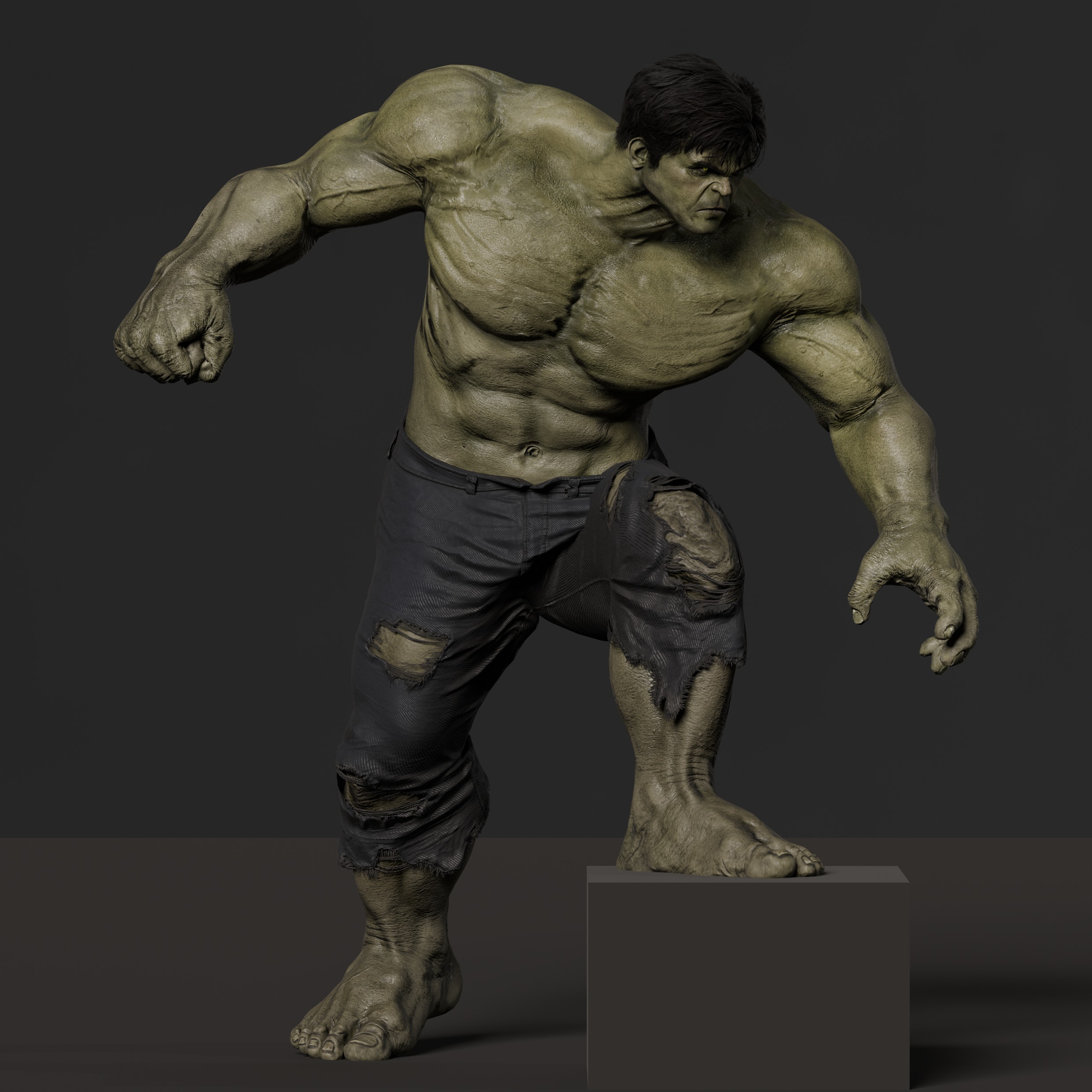 Hulk 3d model 3D model_1