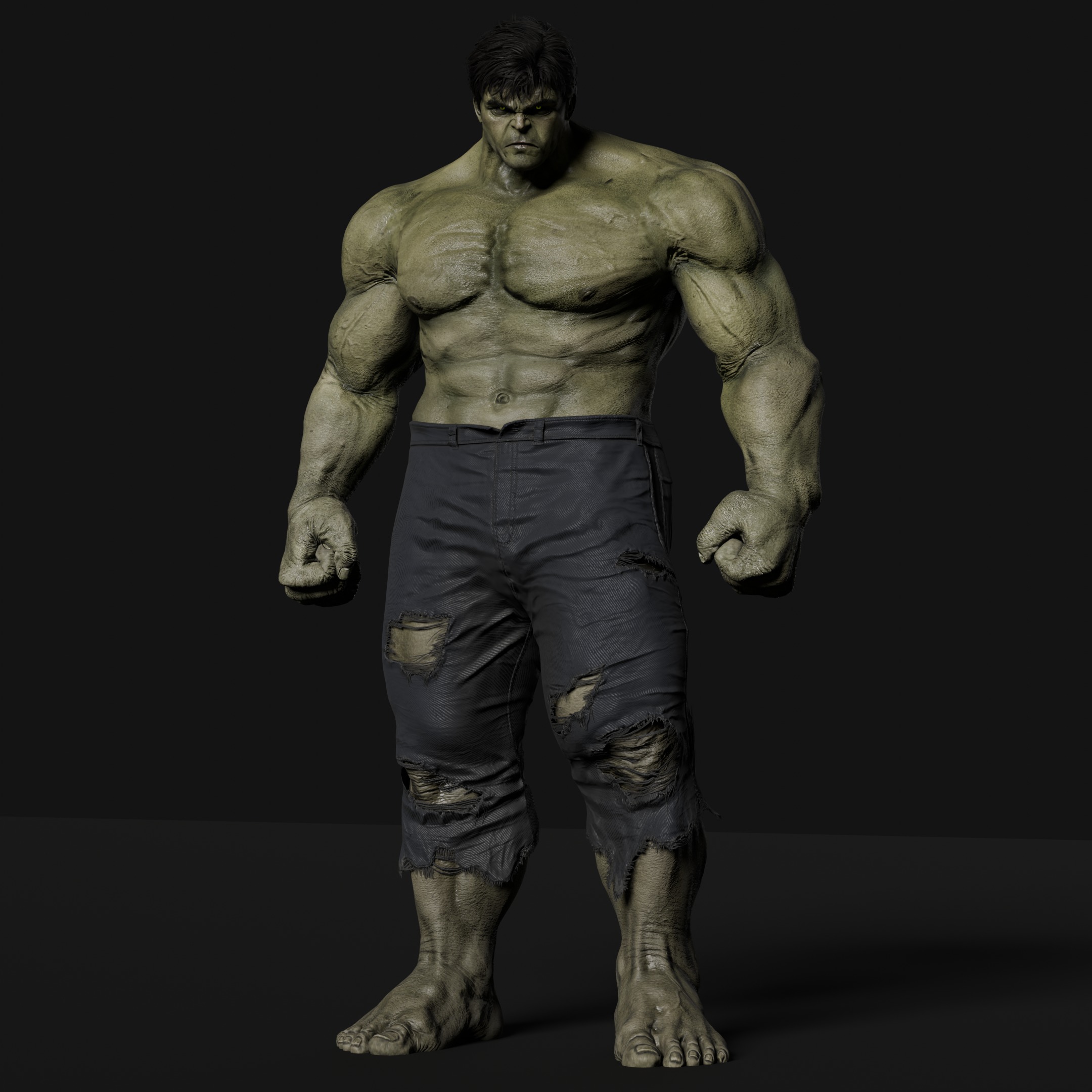 Hulk 3d model 3D model_3