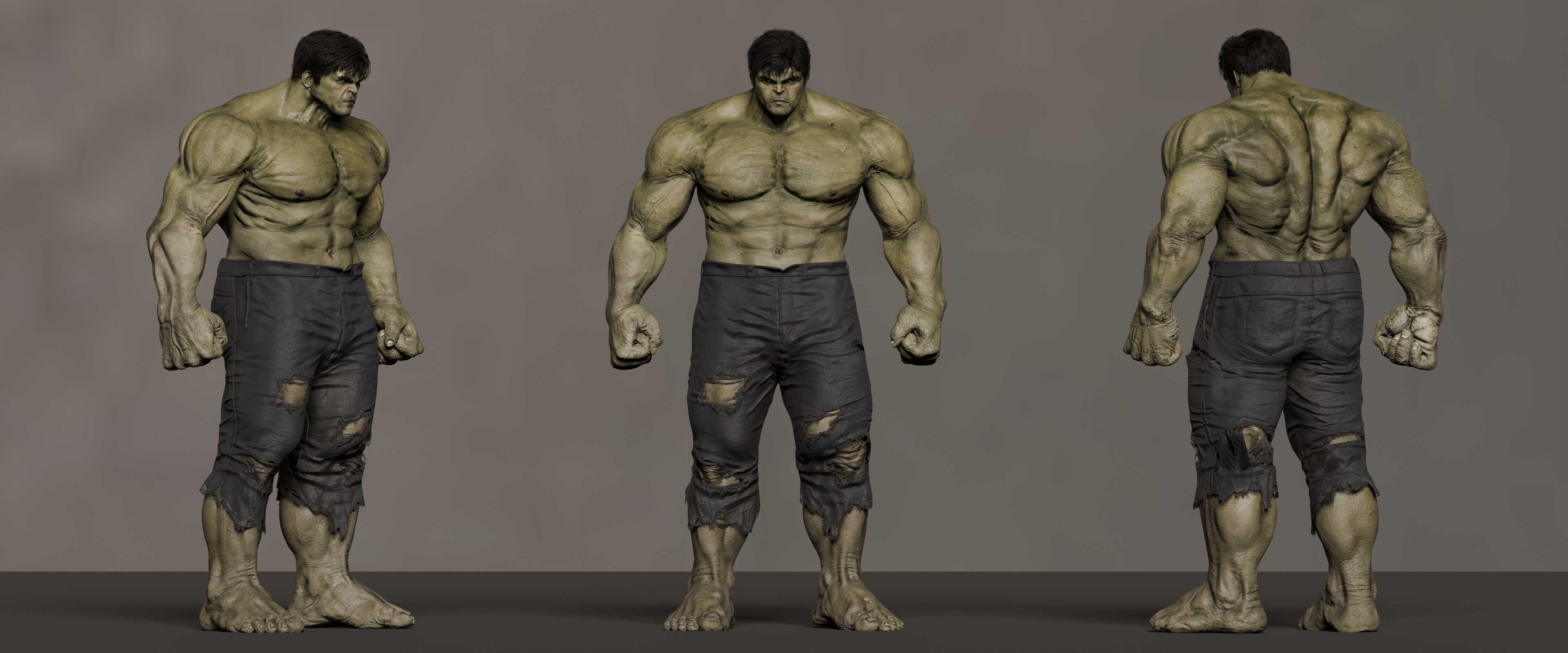 Hulk 3d model 3D model_2