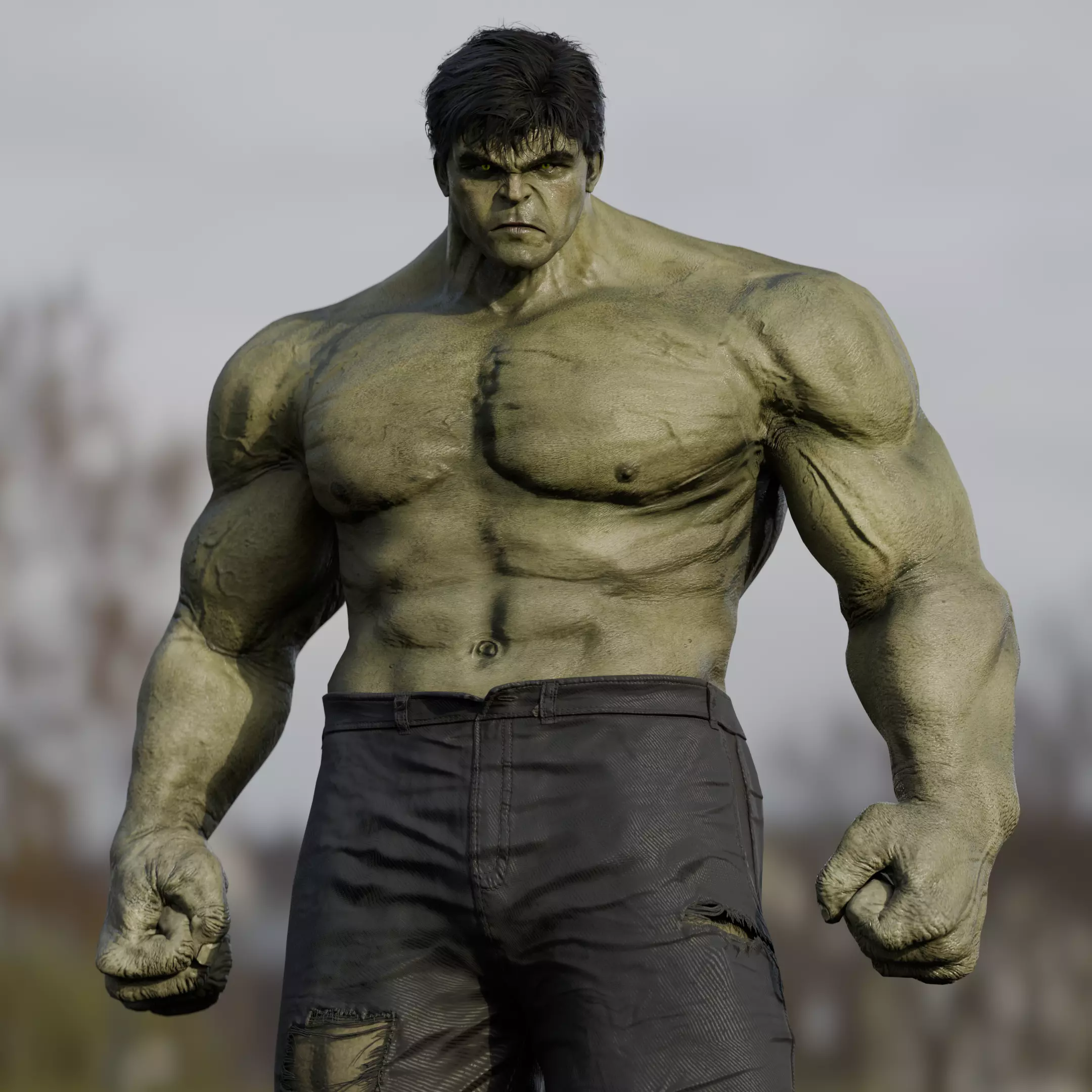 Hulk 3d model 3D model_0