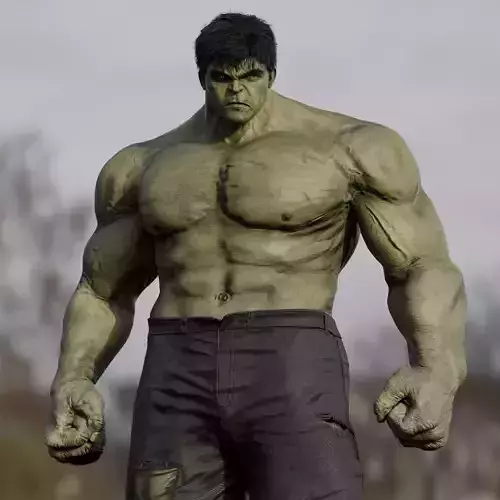 Hulk 3d model 3D model