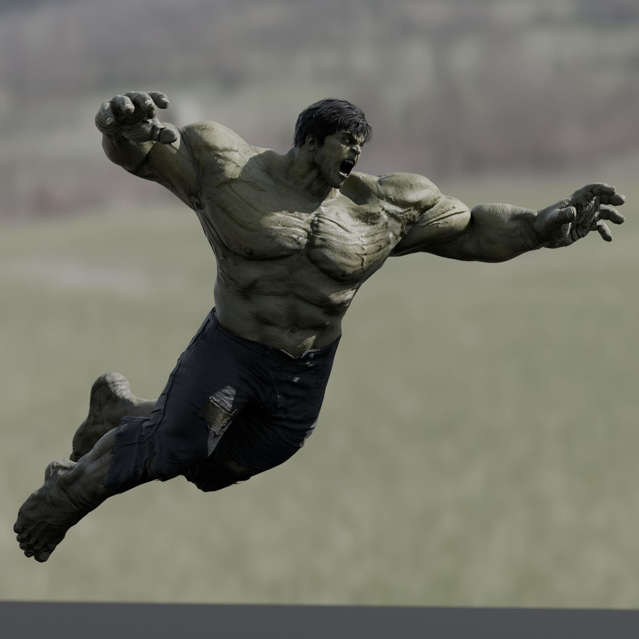 Hulk 3d model 3D model_11
