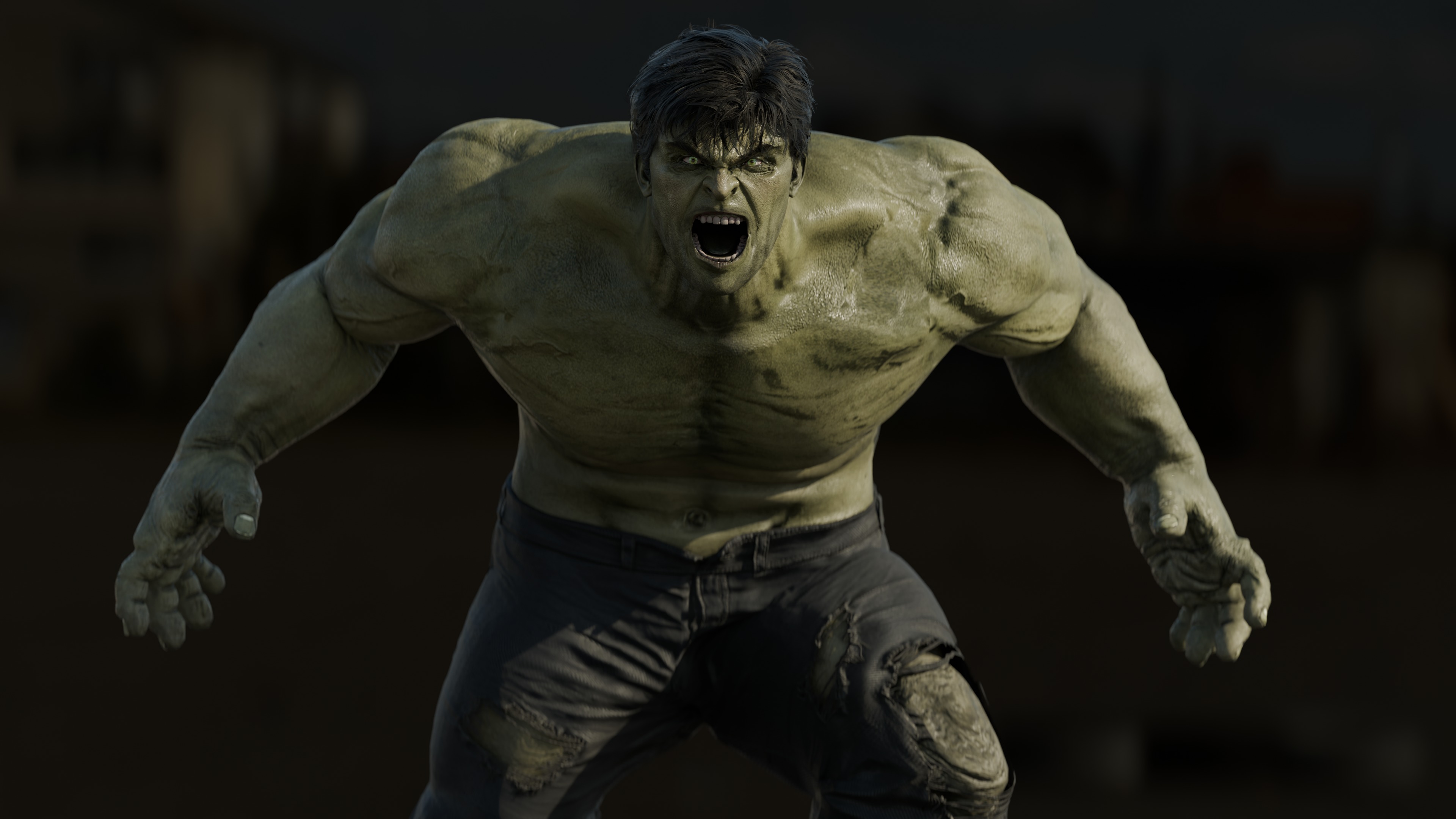 Hulk 3d model 3D model_9
