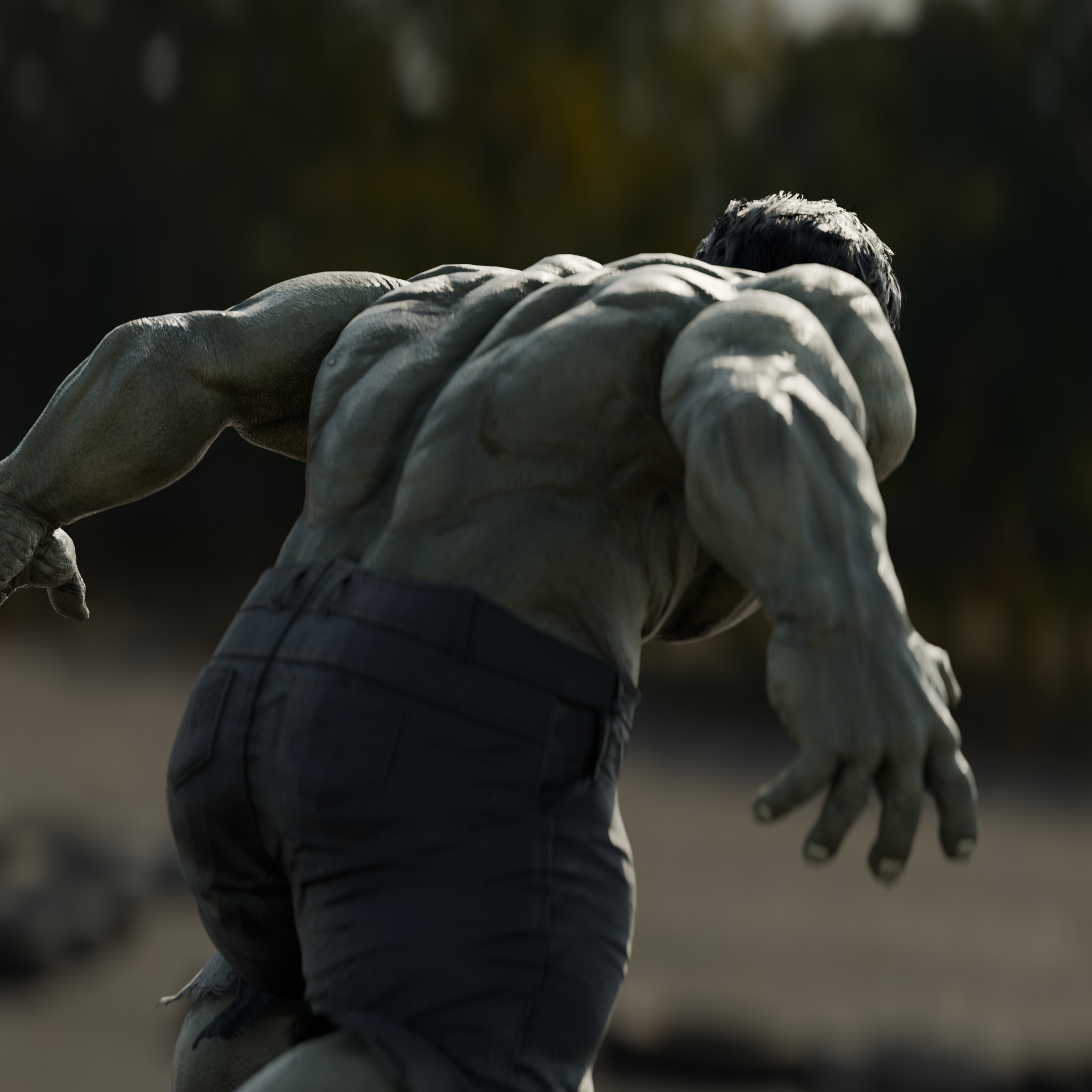 Hulk 3d model 3D model_6