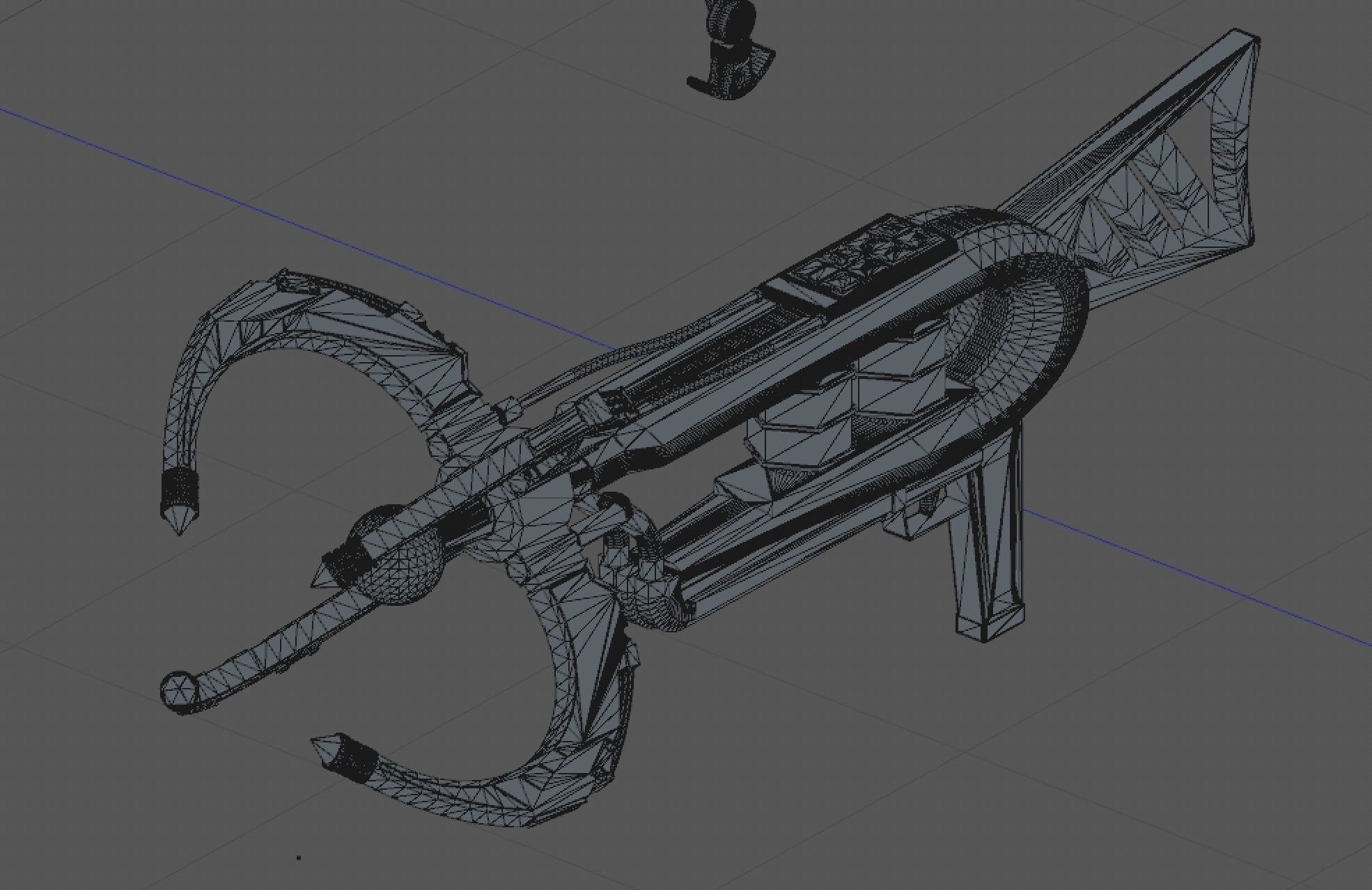 15 Futuristic Sci-Fi Guns Weapons Bundle 3D model_10