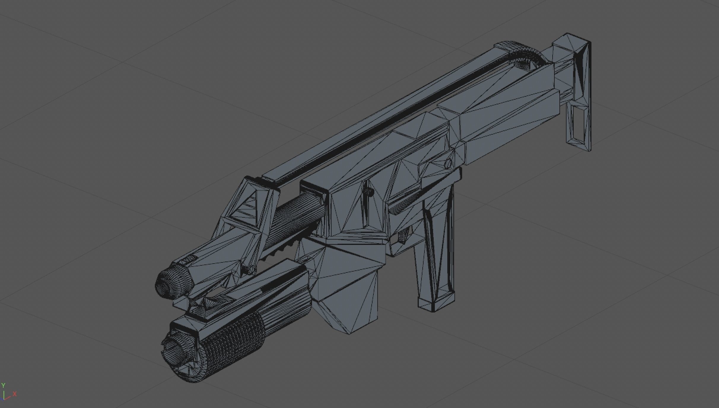 15 Futuristic Sci-Fi Guns Weapons Bundle 3D model_12