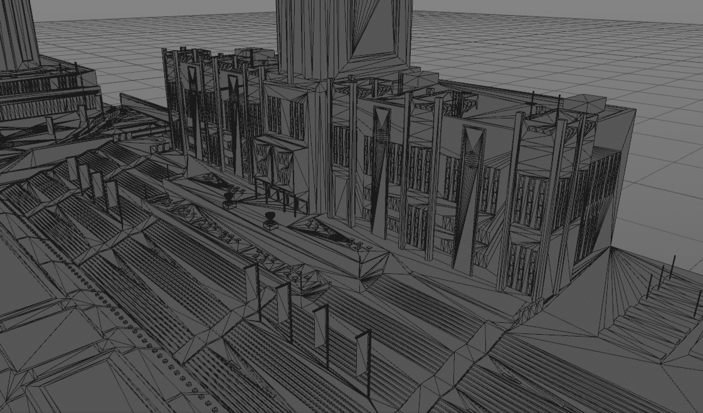 Sovjet USSR Parade Square 3D model_11