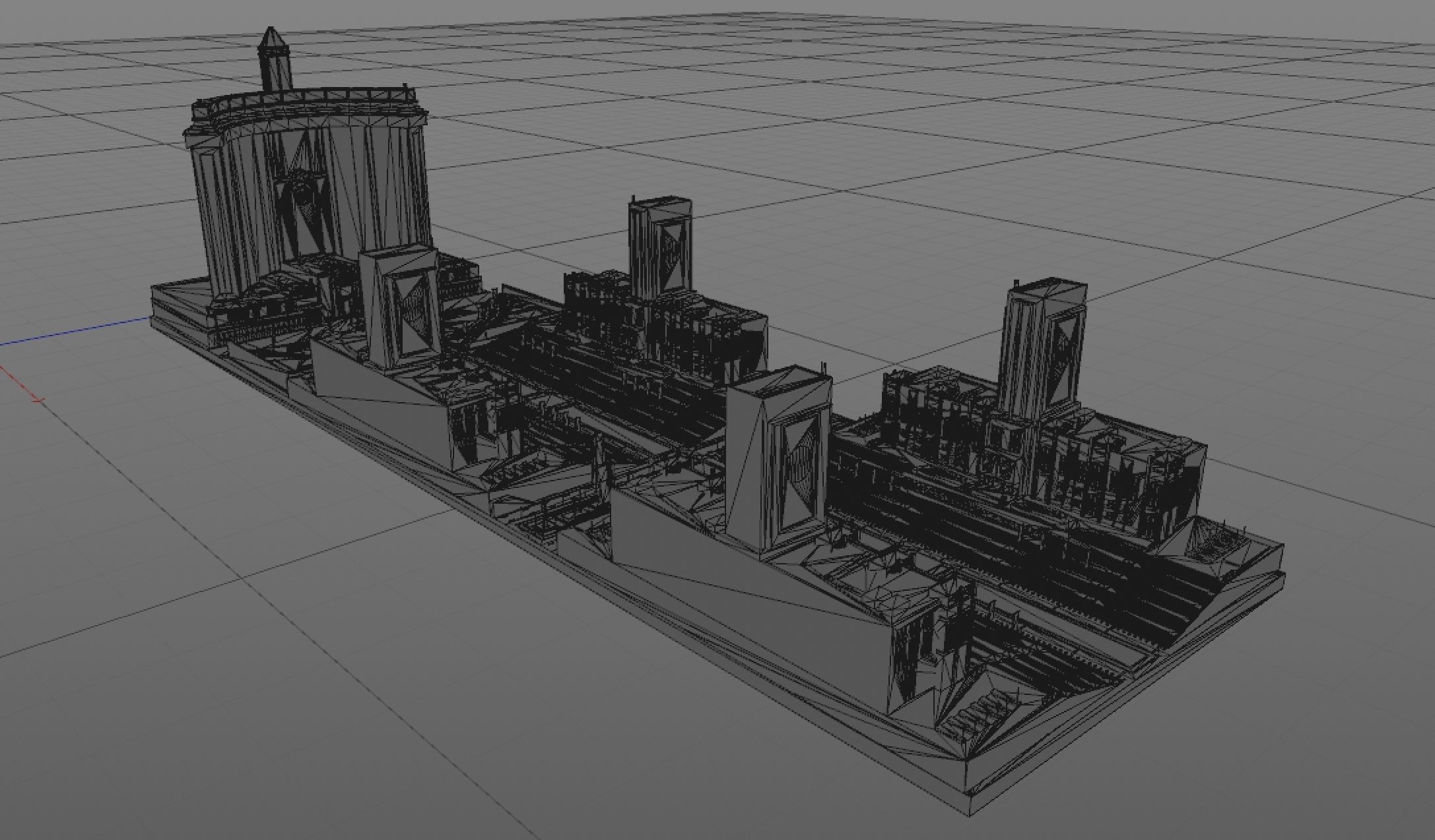 Sovjet USSR Parade Square 3D model_10
