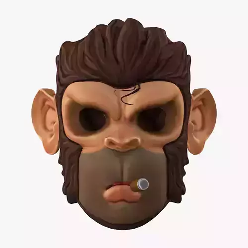 Ape Mask 3D model