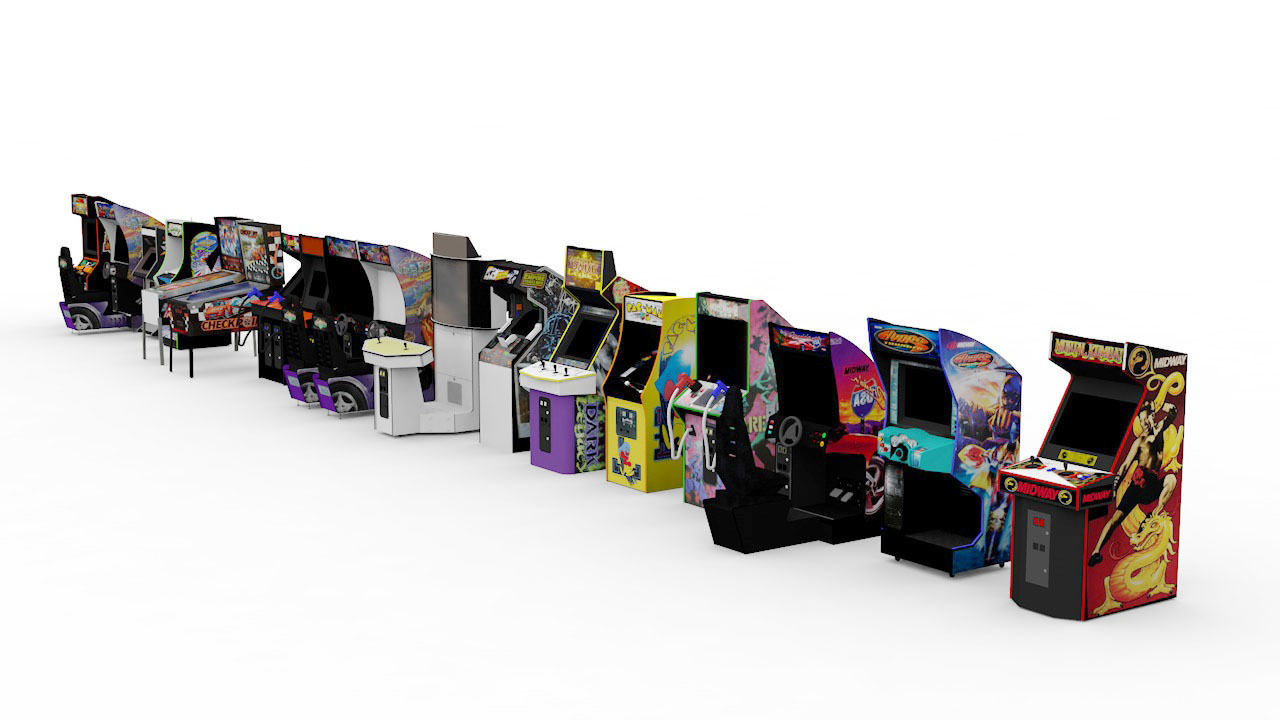 Arcade Machines 3D model_4