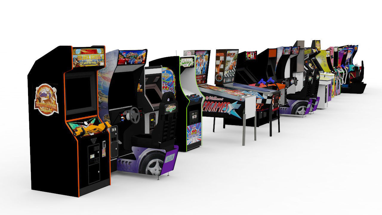 Arcade Machines 3D model_1