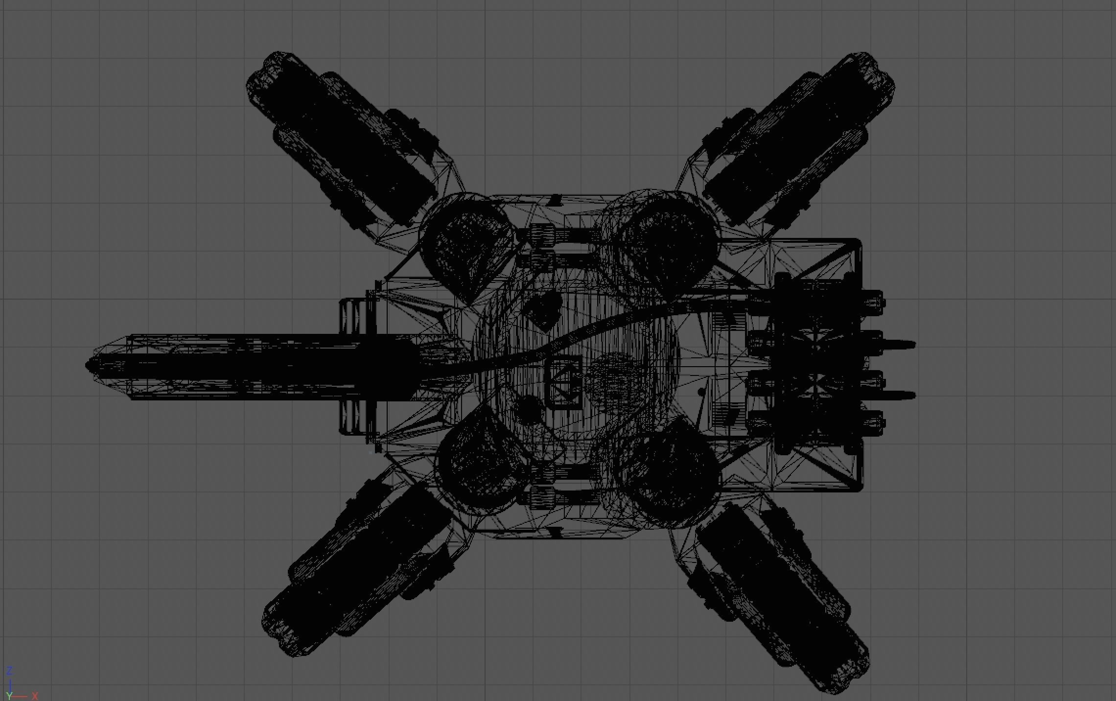 Sci Fi Gun Tower Defense  3D model_10