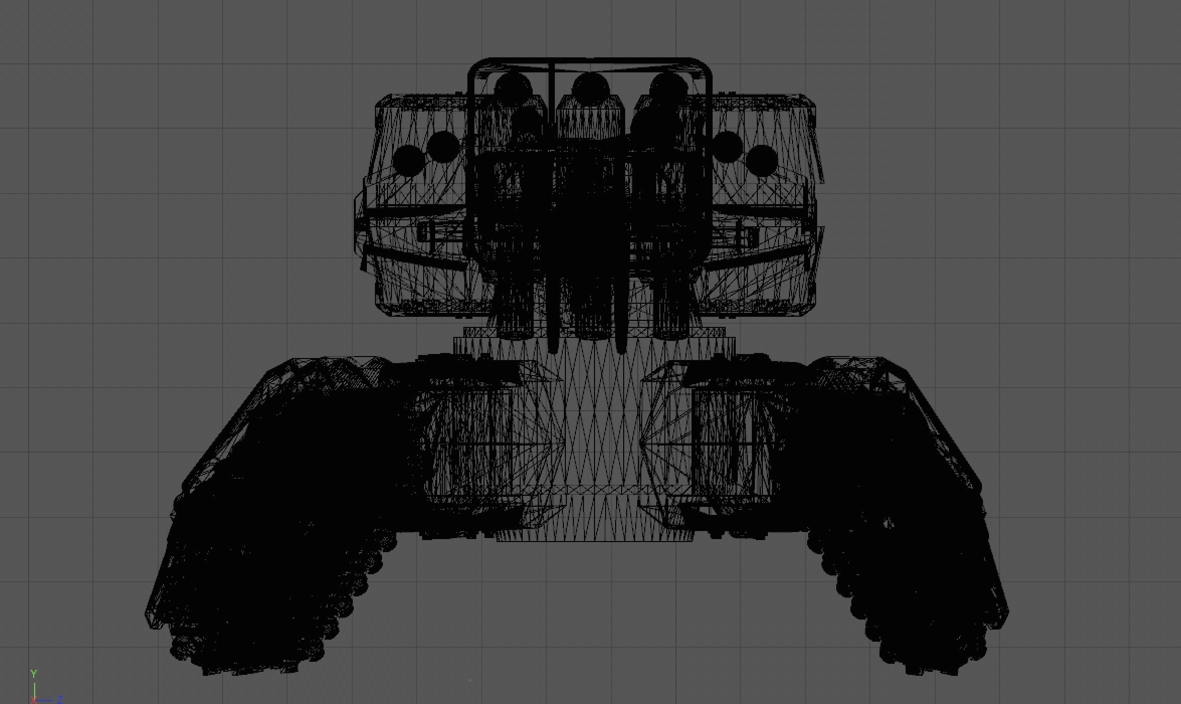 Sci Fi Gun Tower Defense  3D model_9