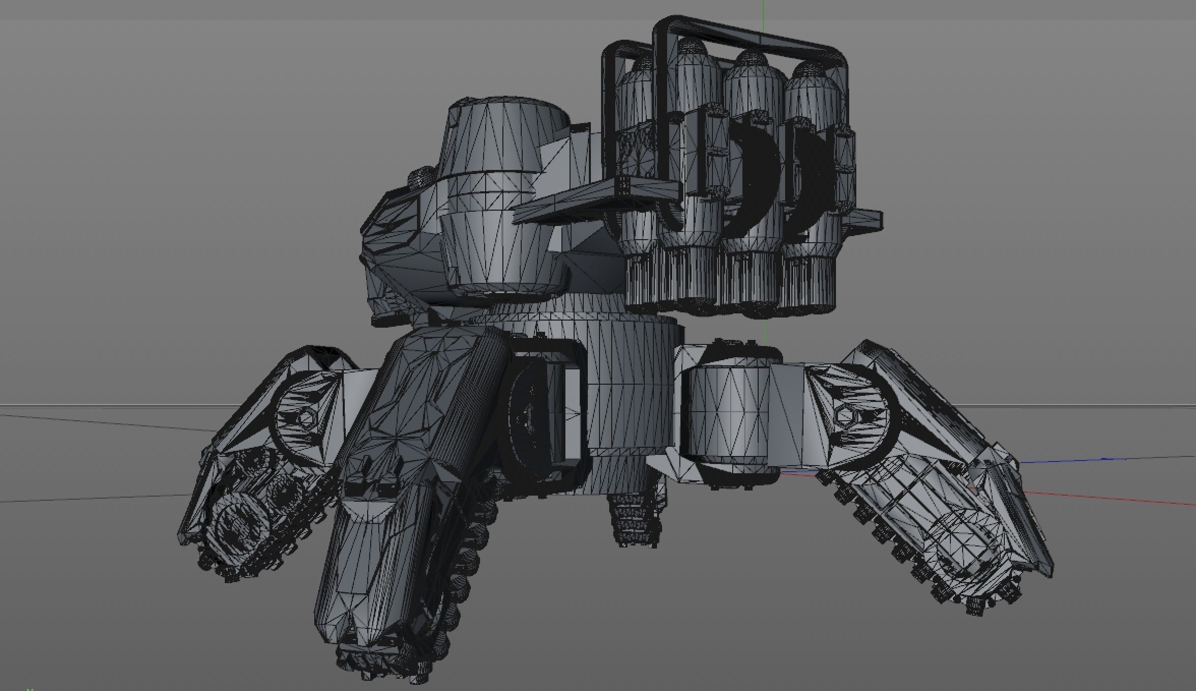 Sci Fi Gun Tower Defense  3D model_12