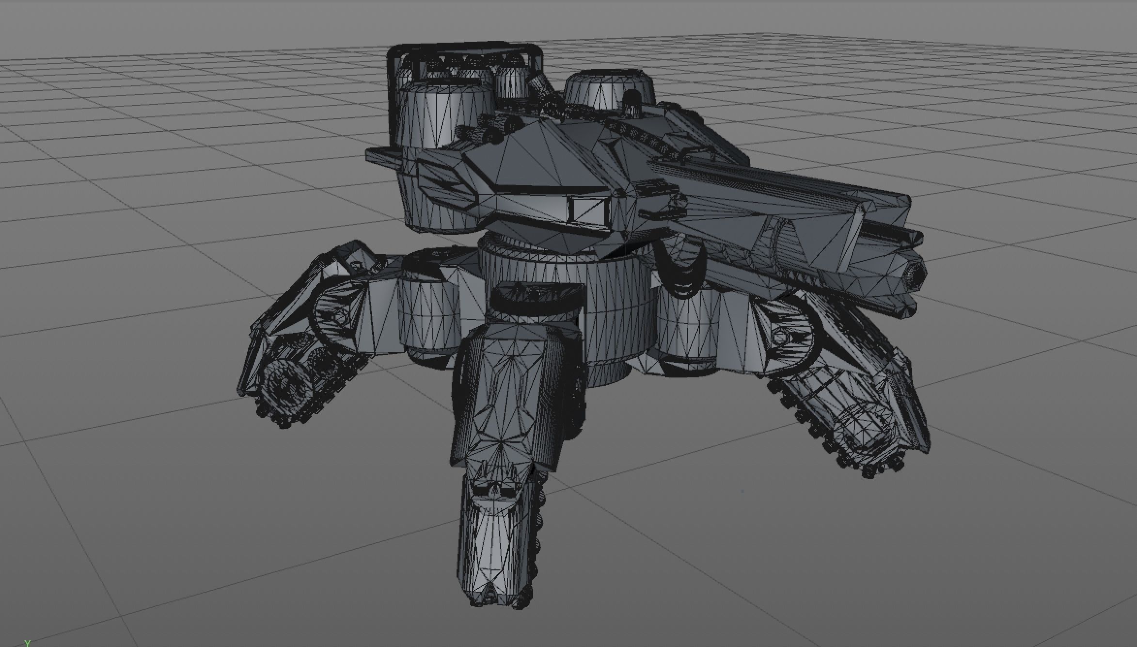 Sci Fi Gun Tower Defense  3D model_11