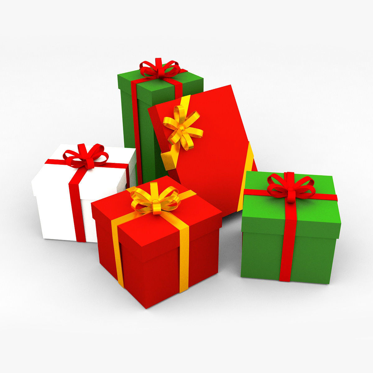 Christmas Presents 3D model_5