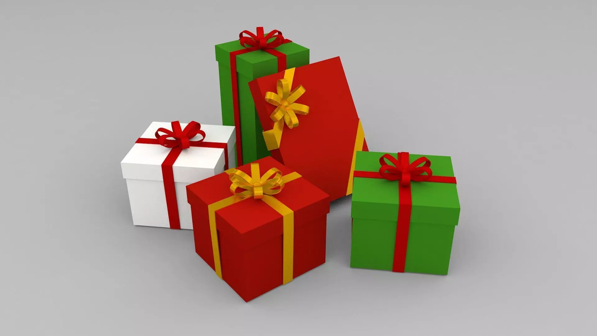 Christmas Presents 3D model_0