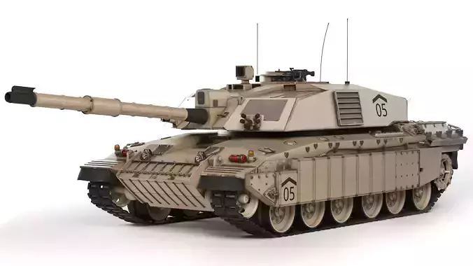 Tank Challenger 2 2010 3D model