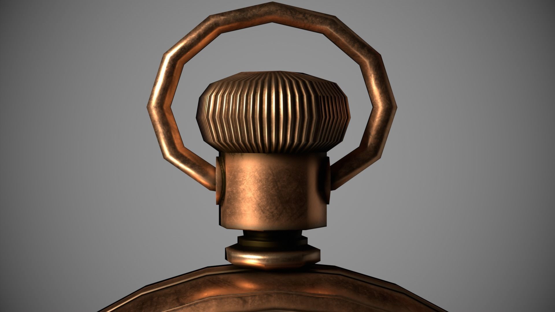 Pirates Pocket Watch  Low-poly 3D model_3