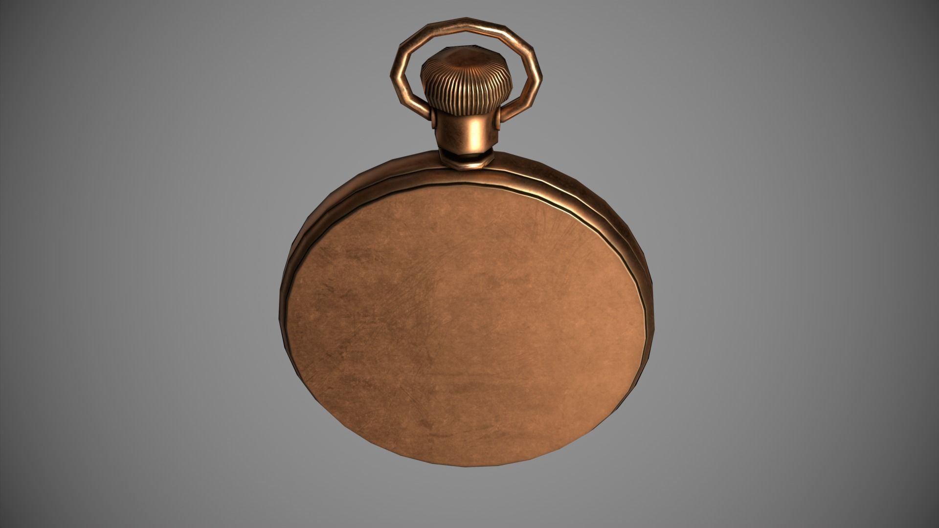Pirates Pocket Watch  Low-poly 3D model_8