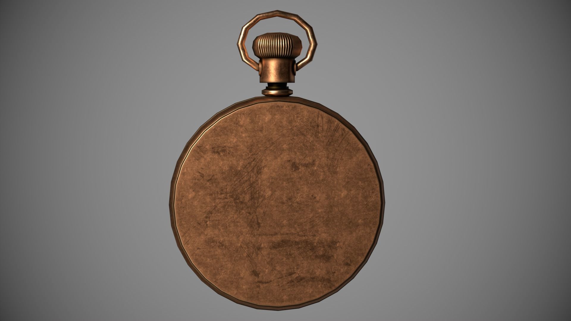 Pirates Pocket Watch  Low-poly 3D model_7