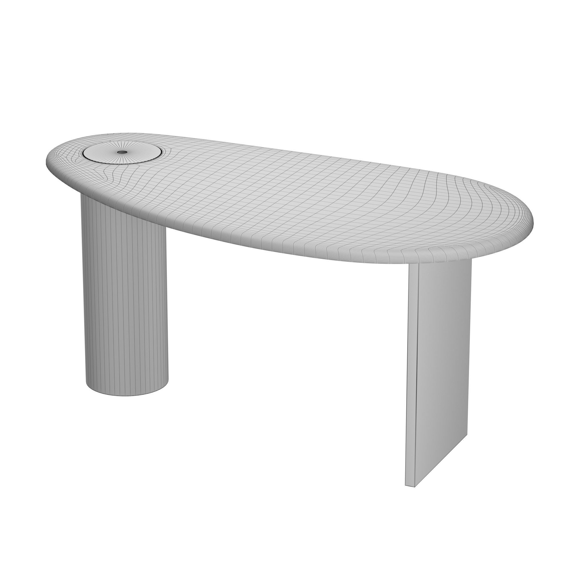 Eclipse Desk 3D model_4