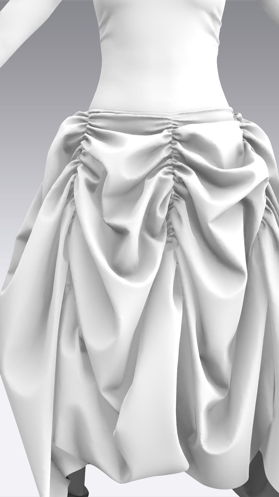 Dress Outfits MD CLO 3D ZPRJ ZPAC project files 3D model_19
