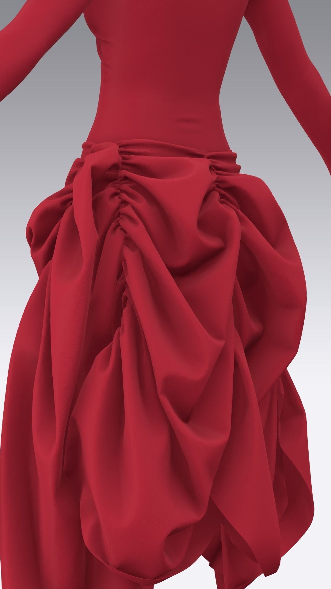 Dress Outfits MD CLO 3D ZPRJ ZPAC project files 3D model_38