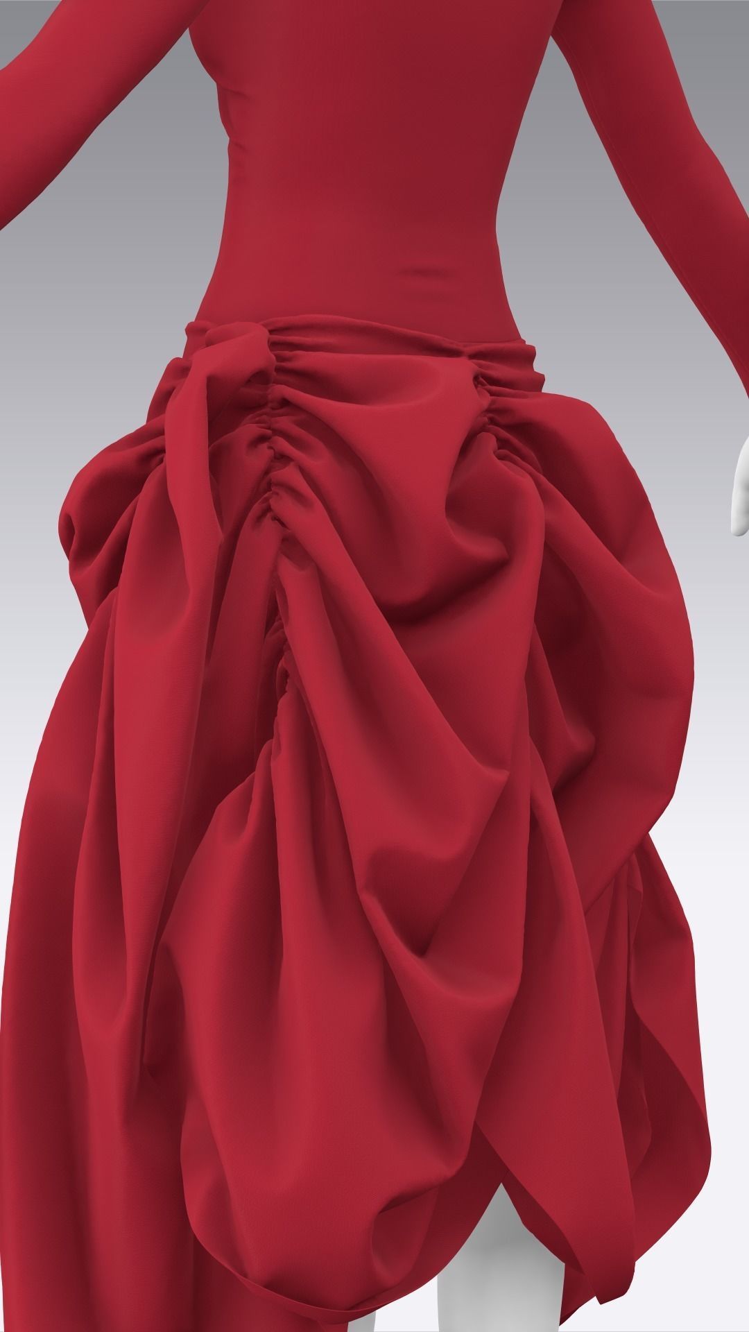 Dress Outfits MD CLO 3D ZPRJ ZPAC project files 3D model_37