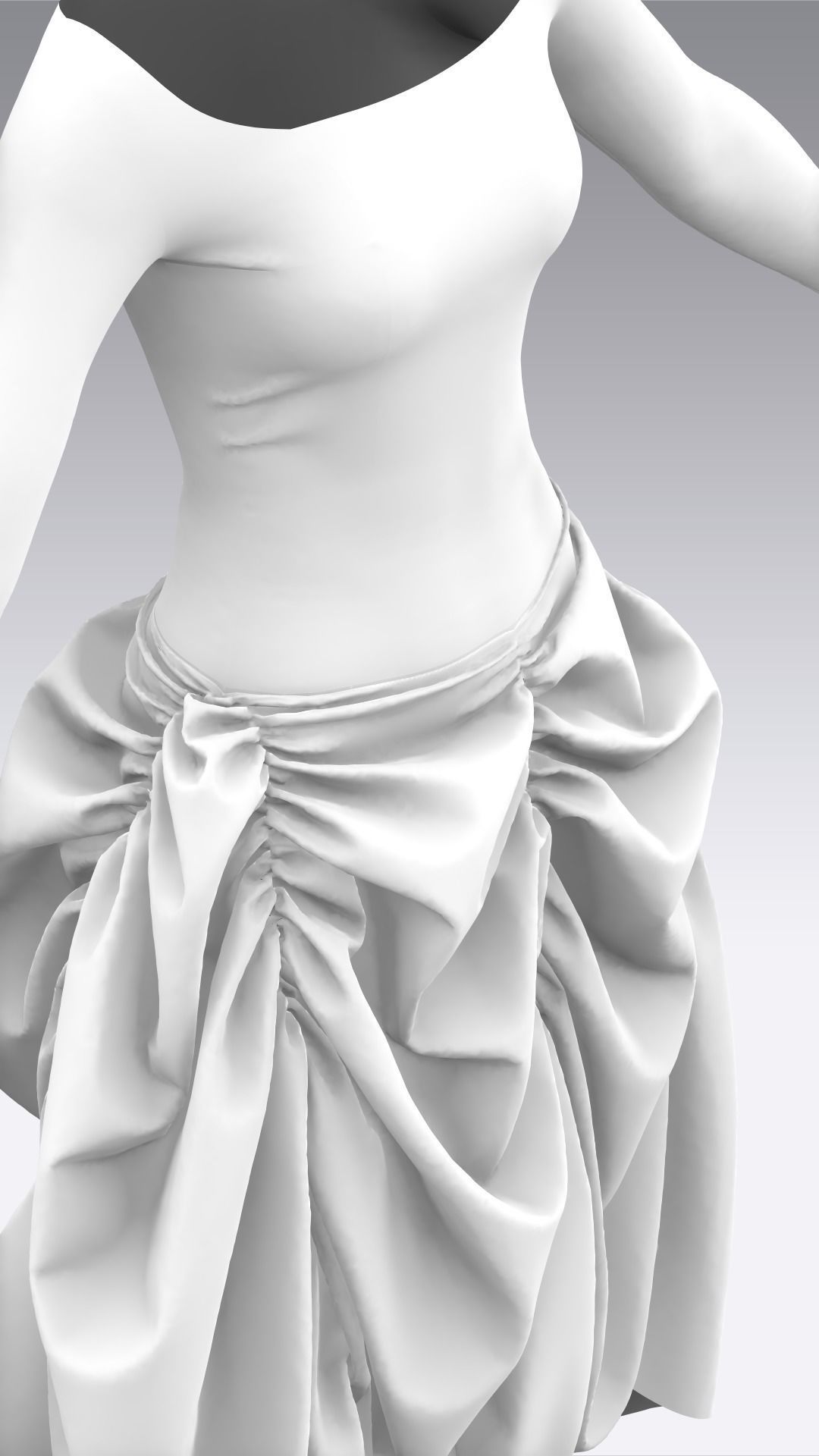 Dress Outfits MD CLO 3D ZPRJ ZPAC project files 3D model_24