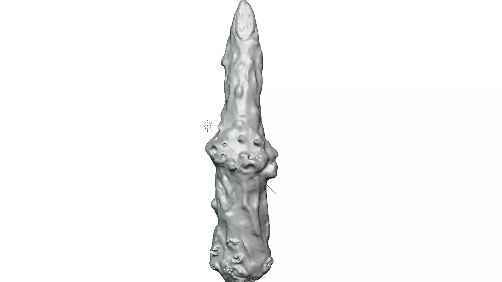 Sukuna Finger 3D Model Jujutsu kaisen 3D model_0